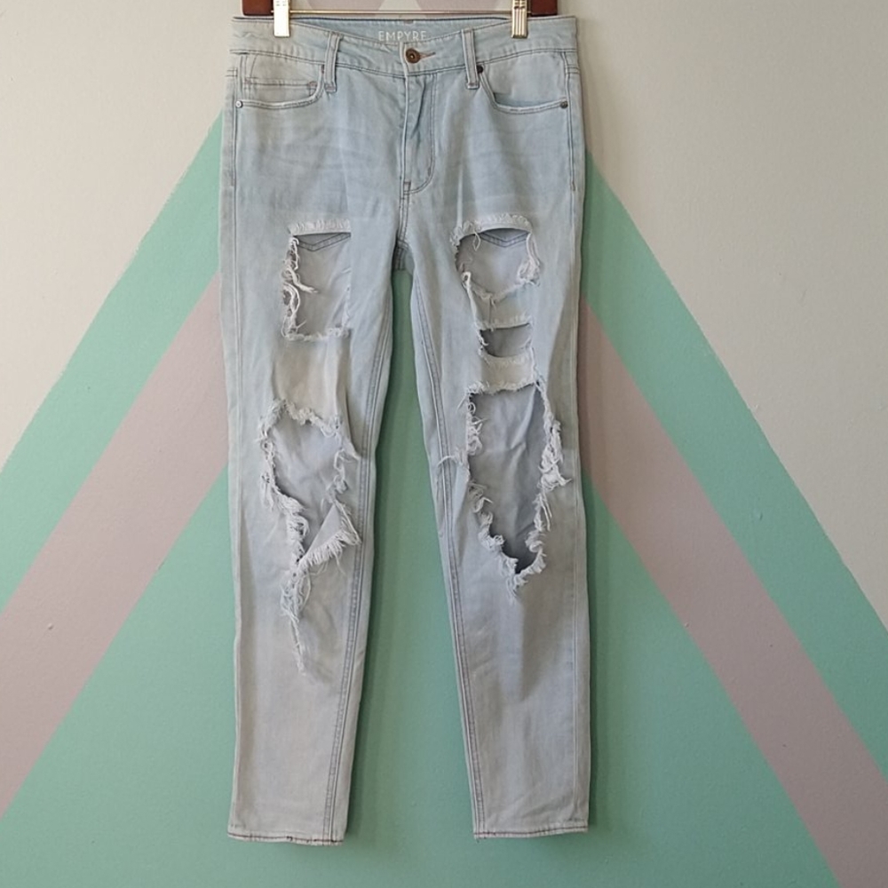 Empyre Easton Boyfriend Distressed Jeans